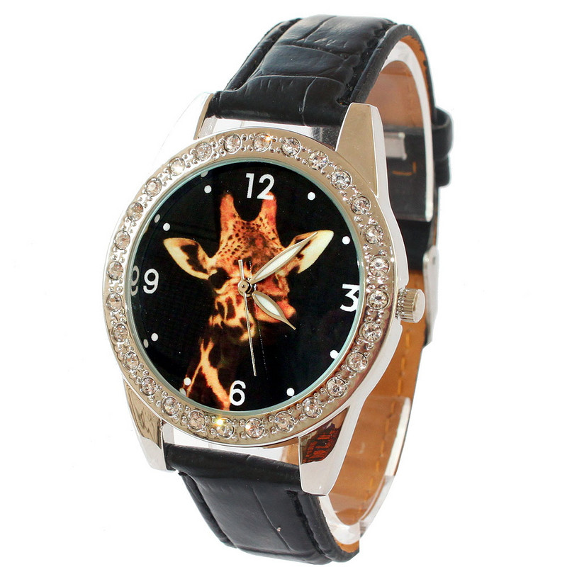 Populārākais zīmols Bērnu bērnu modes pulksteņi Kvarca ādas siksniņas rokas pulkstenis Zēniem Meiteņu pulksteņi multfilmu pulksteņi zirga ciparnīca