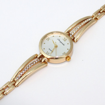Γυναικείο λουράκι από ανοξείδωτο ατσάλι μόδας πολυτελές ρολόι fanshion ροζ χρυσό φόρεμα διαμάντι γυναικείο casual clock lover\'s ρολόι βραχιόλι