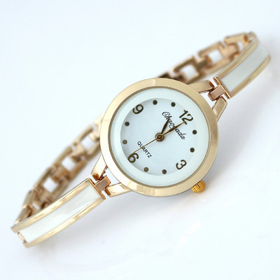 Moodne roostevabast terasest rihm naiste luksuslik fännikell roosa kuld kleit teemant naiste vabaaja kell armastaja käevõru käekell