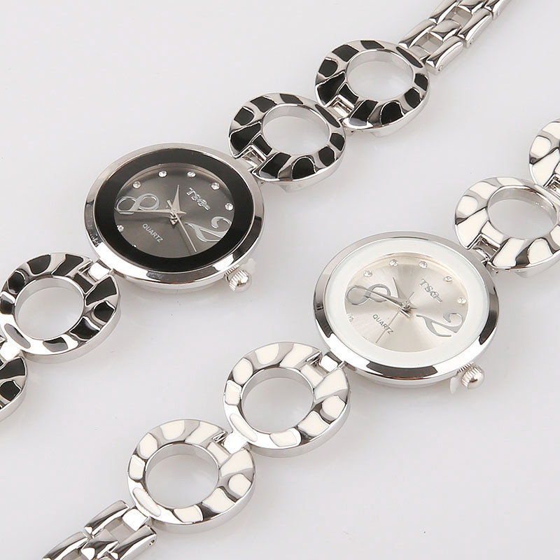 Moodne roostevabast terasest rihm naiste luksuslik fännikell roosa kuld kleit teemant naiste vabaaja kell armastaja käevõru käekell