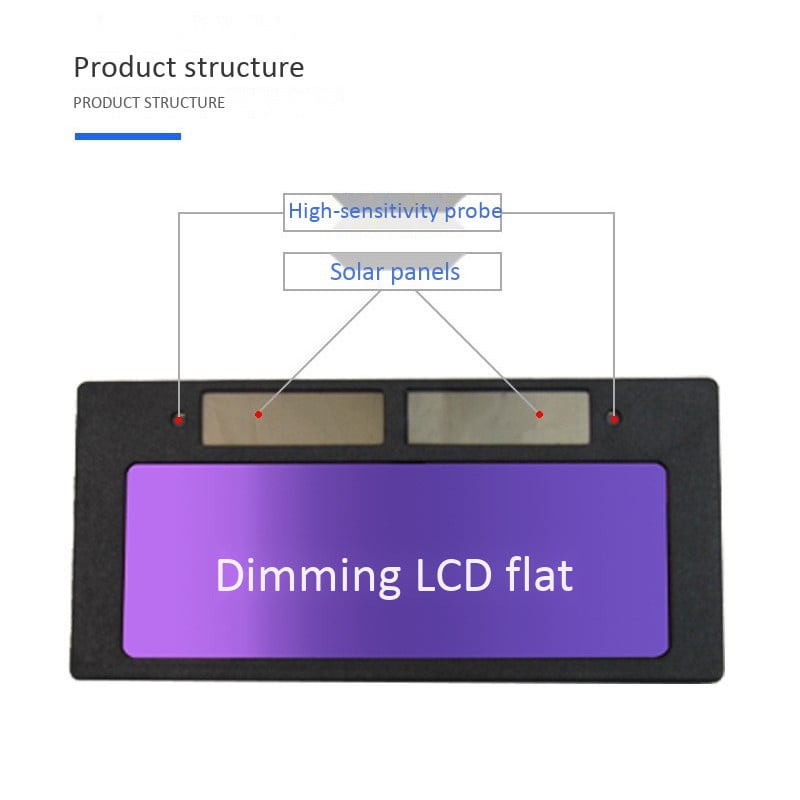 1 tk päikeseenergia automaatne tumenev keevituskiiver silmad objektiivivarjuga prillide keevitusprillid