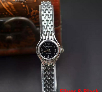 Új arany női karkötő óra Mujer Golden Relojes kis számlapú kvarc óra Népszerű karóra óra női elegáns női órák