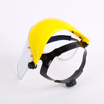 1Pcs Защитна защитна маска за запояване Заваръчен шлем Инструмент PC Преносима защитна шапка Електрическа практична монтирана на главата цяло лице
