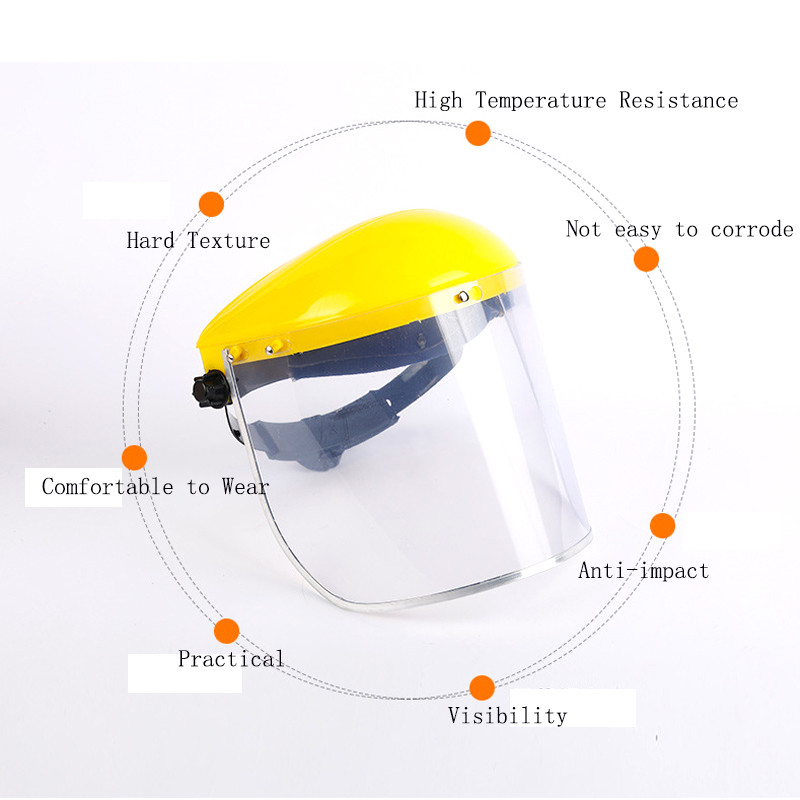 1db Forrasztásbiztonsági védőmaszk hegesztősisak szerszám PC hordozható védősapka elektromos praktikus fejre szerelhető teljes arc