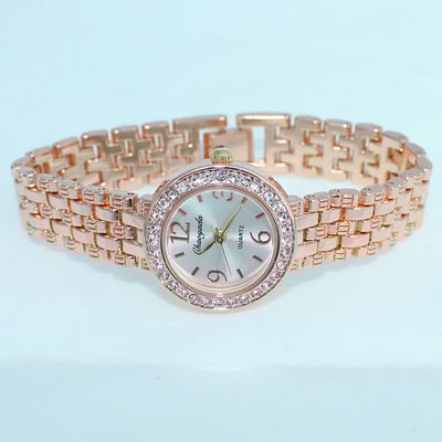 ceasuri de lux pentru femei argintiu de modă de marca de lux Casual cuarț din oțel inoxidabil Ceas cu brățară Ceas de mână analogic