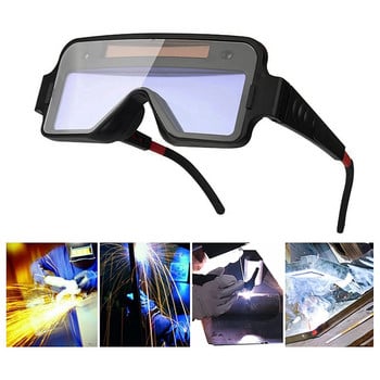 Γυαλιά συγκόλλησης Auto Darkening Solar Powered Welding Glasses Mask Helmet Welder Safety Protective Goggles Welder Glasses