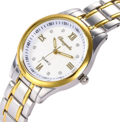 chaoyada ρολόι πολυτελείας μόδας Ανοξείδωτο ατσάλι Γυναικείο ρολόι χαλαζία ανδρικό ρολόγια ρωμαϊκών αριθμών Ρολόγια γυναικεία φόρεμα Ρολόγια δώρα