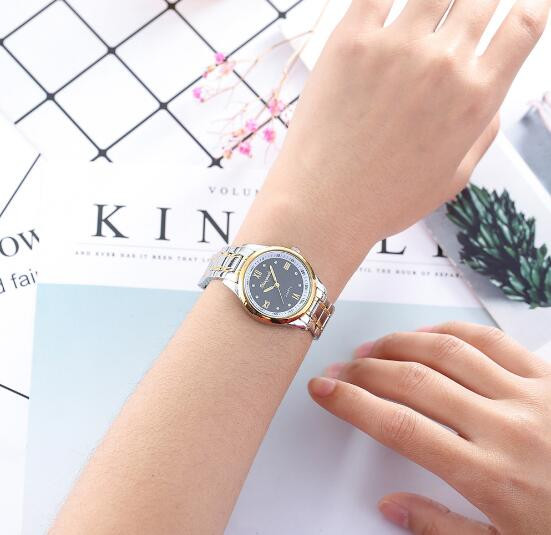 chaoyada ρολόι πολυτελείας μόδας Ανοξείδωτο ατσάλι Γυναικείο ρολόι χαλαζία ανδρικό ρολόγια ρωμαϊκών αριθμών Ρολόγια γυναικεία φόρεμα Ρολόγια δώρα