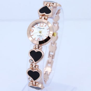 Ρολόι μόδας Hot Δημοφιλές Γυναικείο Γυναικείο Ρολόι Καρδιάς Μόδας Αθλητικό ρολόι χειρός με διαμάντια με διαμάντια χαλαζία O25