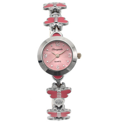 2019 m. mados spalva Graži drugelio apyrankė moteriškai mergaitiškas laikrodis, reguliuojamas dirželis, kvarcinis rankinis laikrodis, nauji O12 mergaičių laikrodžiai