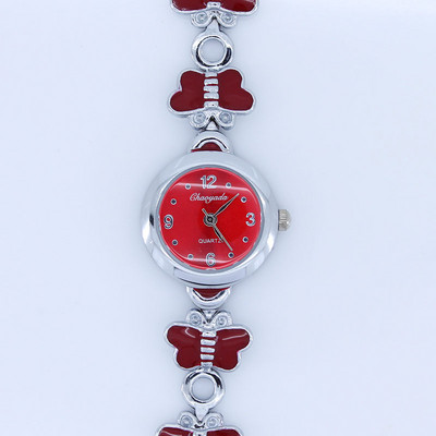 2019 m. mados spalva Graži drugelio apyrankė moteriškai mergaitiškas laikrodis, reguliuojamas dirželis, kvarcinis rankinis laikrodis, nauji O12 mergaičių laikrodžiai