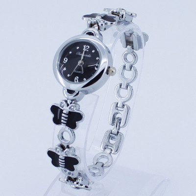 2019 m. mados spalva Graži drugelio apyrankė moteriškai mergaitiškas laikrodis, reguliuojamas dirželis, kvarcinis rankinis laikrodis, nauji O12 mergaičių laikrodžiai