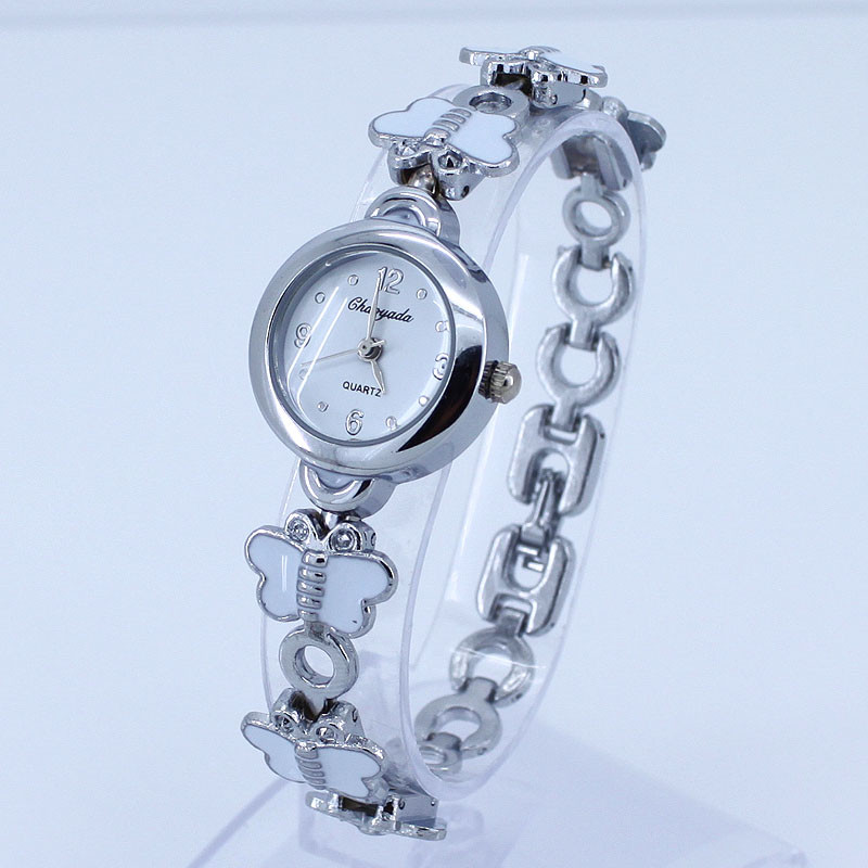 2019 m. mados spalva Graži drugelio apyrankė moteriškai mergaitiškas laikrodis, reguliuojamas dirželis, kvarcinis rankinis laikrodis, nauji O12 mergaičių laikrodžiai