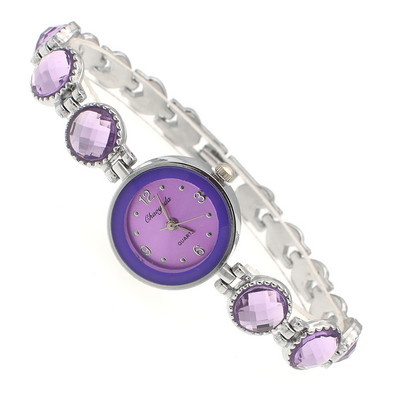 Hot Popular Fashion Color Dial 5 Χρώμα Διαθέσιμο Γυναικείο ρολόι για κορίτσια Ρολόι χειρός Φόρεμα χαλαζία με λουράκι Νέο O14