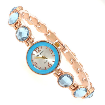 Hot Popular Fashion Color Dial 5 Χρώμα Διαθέσιμο Γυναικείο ρολόι για κορίτσια Ρολόι χειρός Φόρεμα χαλαζία με λουράκι Νέο O14