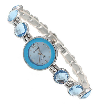 Hot Popular Fashion Color Dial 5 Χρώμα Διαθέσιμο Γυναικείο ρολόι για κορίτσια Ρολόι χειρός Φόρεμα χαλαζία με λουράκι Νέο O14