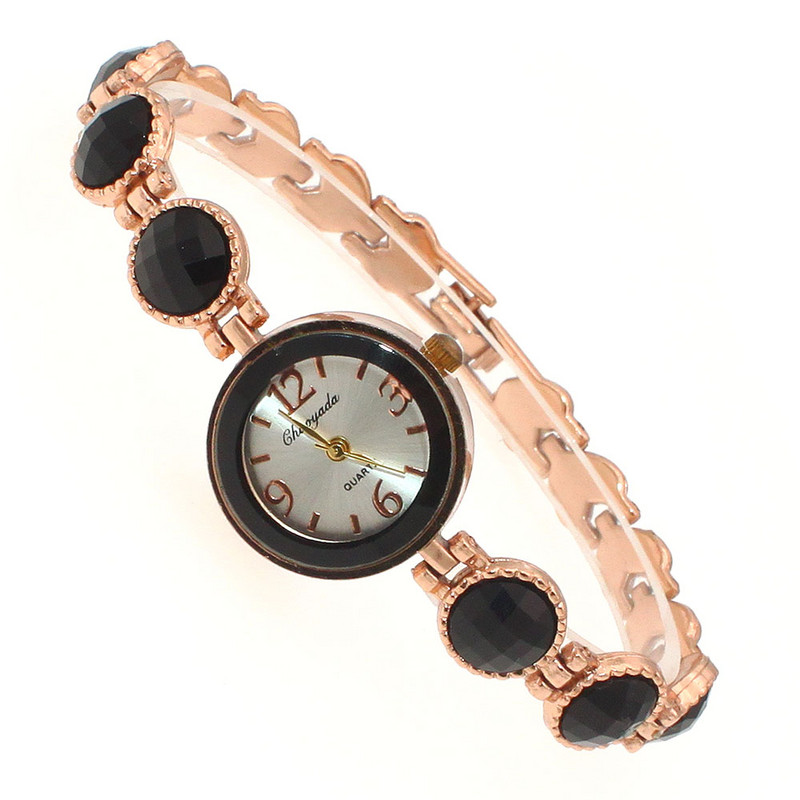 Hot Popular Fashion Color Dial 5 Χρώμα Διαθέσιμο Γυναικείο ρολόι για κορίτσια Ρολόι χειρός Φόρεμα χαλαζία με λουράκι Νέο O14