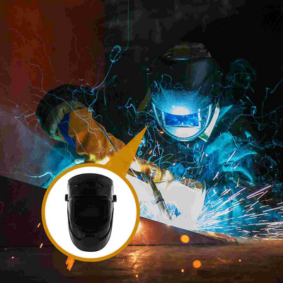 1 gab. Metināšanas galvas maska, viegla, elpojoša, regulējama pret UV aizsargmaska metināšanas iekārta (fizisks stikla objektīvs)