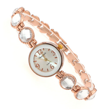 Νέα μόδα ρολόγια Rhinestone Γυναικεία ρολόγια πολυτελείας από ανοξείδωτο ατσάλι Ρολόγια γυναικεία φόρεμα χαλαζία reloj mujer Clock