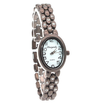 Μόδα γυναικείο ρολόι βραχιόλι Γυναικεία Γυναικεία ρολόγια χειρός Bling Crystal αναλογικό ρολόι Γυναικείο φόρεμα χαλαζία Ρολόι Montre Femme O142