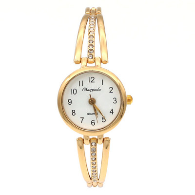 Drop Shipping Rhinestones pulkstenis, modes sieviešu rokassprādzes pulkstenis, sieviešu rokas pulksteņi, kristāla analogais kvarca pulkstenis Femme O123