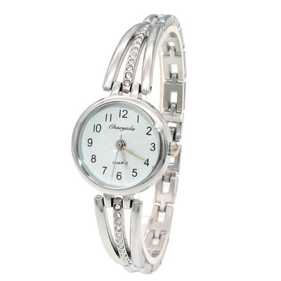 Drop Shipping Rhinestones pulkstenis, modes sieviešu rokassprādzes pulkstenis, sieviešu rokas pulksteņi, kristāla analogais kvarca pulkstenis Femme O123