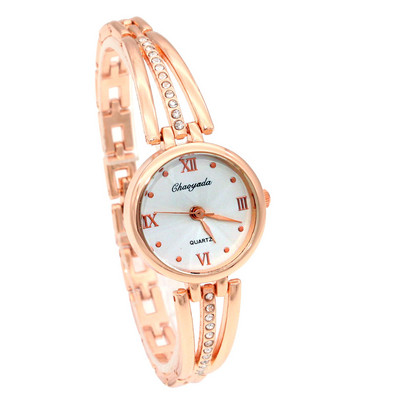 Drop Shipping Rhinestones pulkstenis, modes sieviešu rokassprādzes pulkstenis, sieviešu rokas pulksteņi, kristāla analogais kvarca pulkstenis Femme O123