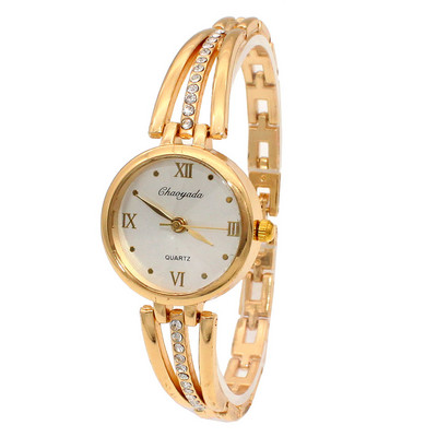 Drop Shipping Rhinestones pulkstenis, modes sieviešu rokassprādzes pulkstenis, sieviešu rokas pulksteņi, kristāla analogais kvarca pulkstenis Femme O123