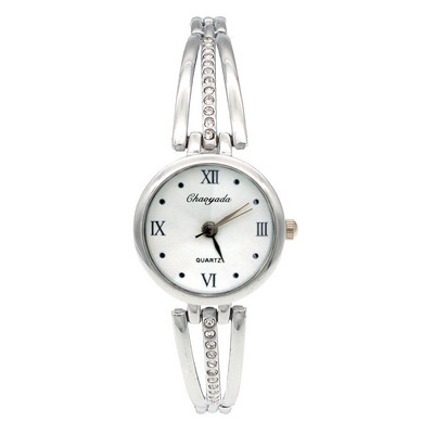 Drop Shipping Rhinestones pulkstenis, modes sieviešu rokassprādzes pulkstenis, sieviešu rokas pulksteņi, kristāla analogais kvarca pulkstenis Femme O123