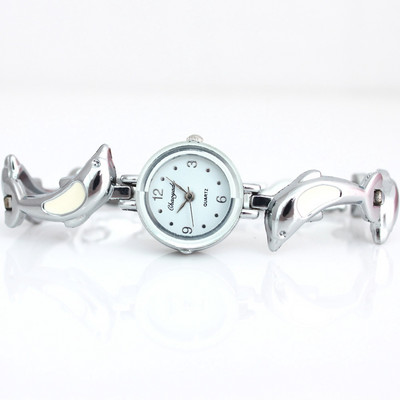 Υψηλής ποιότητας Fashion Woman Girl Dolphins Βραχιόλι από ανοξείδωτο ατσάλι με βραχιόλι με βραχιόλι O118 Drop shipping