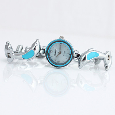 Υψηλής ποιότητας Fashion Woman Girl Dolphins Βραχιόλι από ανοξείδωτο ατσάλι με βραχιόλι με βραχιόλι O118 Drop shipping