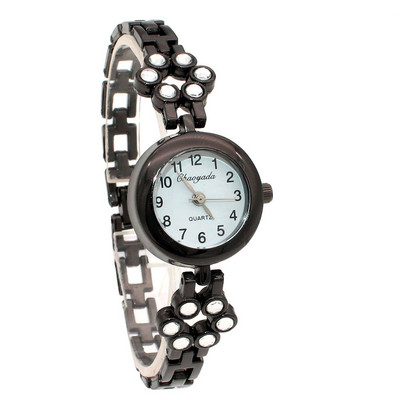 Modni ženski sat s narukvicom Ženski ženski ručni satovi Bling Crystal Analogni sat Ženska haljina Kvarcni sat Montre Femme O144