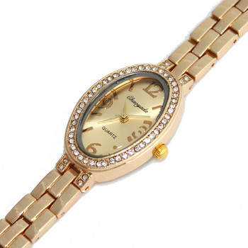Πολυτελές ρολόι μόδας γυναικείο βραχιόλι Γυναικεία ρολόγια χειρός στρας αναλογικό ρολόι Γυναικείο φόρεμα Quartz Ρολόι Montre Femme
