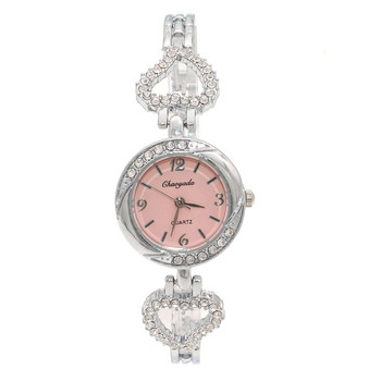 Μόδα γυναικείο ρολόι βραχιόλι Γυναικεία Γυναικεία ρολόγια χειρός Bling Crystal αναλογικό ρολόι Γυναικείο φόρεμα χαλαζία Ρολόι Montre Femme O140