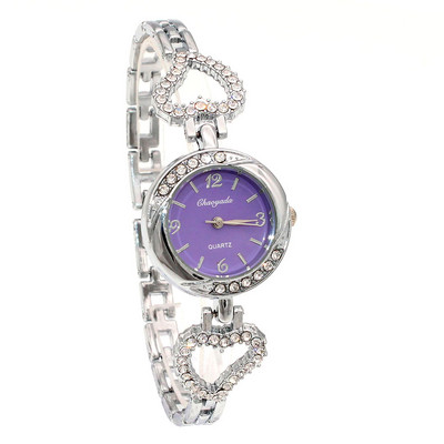 Moodne naiste käevõru Kell Naiste naiste randmekellad Bling Crystal Analoogkell Naiste kleit Kvartskell Montre Femme O140