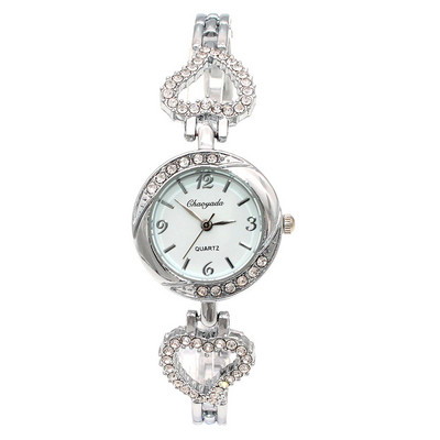 Moodne naiste käevõru Kell Naiste naiste randmekellad Bling Crystal Analoogkell Naiste kleit Kvartskell Montre Femme O140