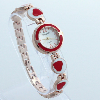cyd дамски кварцови часовници с гривни дамски модни кристални луксозни златни ръчни часовници от неръждаема стомана relogio feminino
