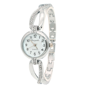 Μόδα ρολόγια Rhinestone Γυναικεία ρολόγια πολυτελείας από ανοξείδωτο ατσάλι Ρολόγια γυναικεία φόρεμα χαλαζία Ρολόι reloj mujer