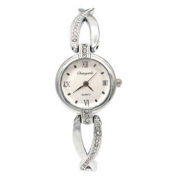 Μόδα ρολόγια Rhinestone Γυναικεία ρολόγια πολυτελείας από ανοξείδωτο ατσάλι Ρολόγια γυναικεία φόρεμα χαλαζία Ρολόι reloj mujer