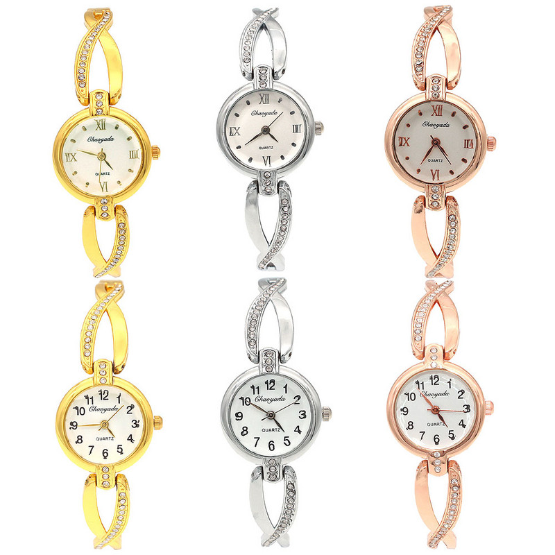 Madingi Kalnų krištoliniai laikrodžiai Moteriški Prabangūs Nerūdijančio plieno Apyrankės Laikrodžiai Moteriški Kvarciniai Suknelės Laikrodžiai reloj mujer Laikrodis