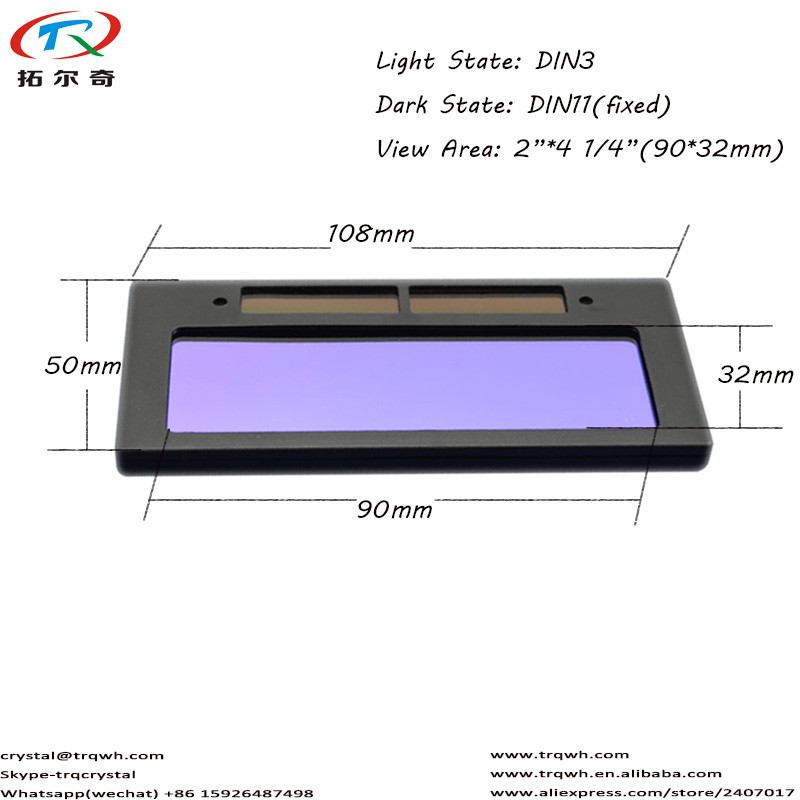 Automaatne tumenemine Keevitusprillide keevitusklaasi tootja