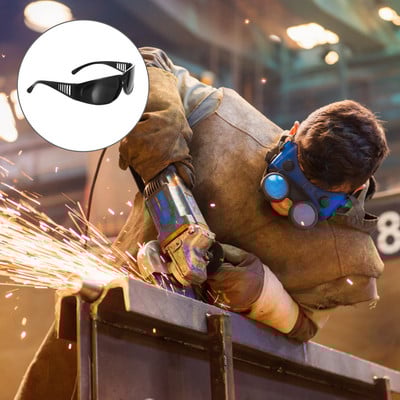 6 buc Ochelari de sudura Ochelari de protectie Protector pentru ochi Siguranta optica Abs Ochi Negri