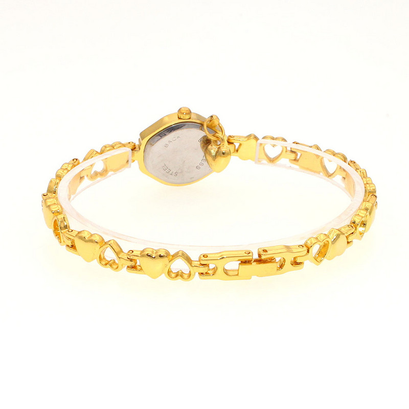 Női karóra Nemesebb divat Alkalmi ostya design Kerek számlapos karkötő óra Mujor kvarc karóra női relojes O52