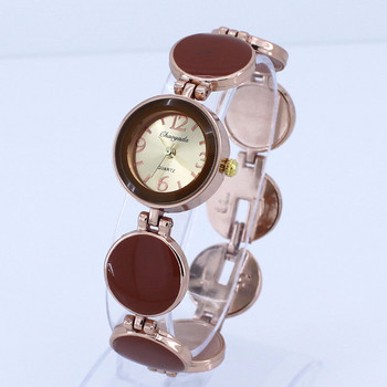 Дамски часовник Ladies Nobler Fashion 5 Colors Casual Wafer Design Round Dial Гривна Часовник Mujor Quartz Ръчен часовник Female Relojes