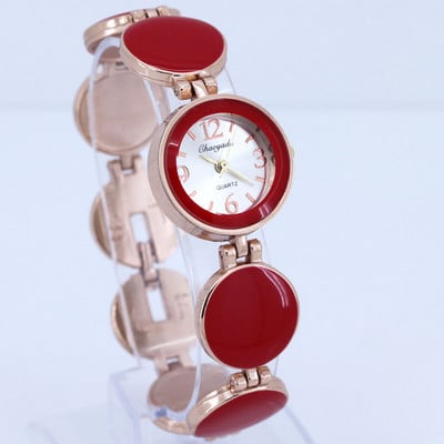 Moteriškas moteriškas laikrodis, prabangesnis 5 spalvų vaflių dizainas, apvalus ciferblatas, apyrankė, laikrodis „Mujor“ kvarcinis rankinis laikrodis, moteriškas „Reloje“