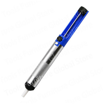 Solder Sucker Litavimo siurblys Aliuminis vakuuminis rašiklis litavimo geležies rinkinys Wick Wire Švino laido srautas BGA suvirinimo taisymo įrankis