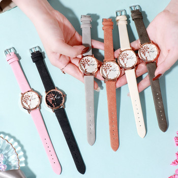 Νέα μόδα γυναικεία ρολόγια Butterfly 2022 Απλό καφέ ρολόι χαλαζία Vintage δερμάτινα γυναικεία ρολόγια χειρός Drop ρολόι αποστολής