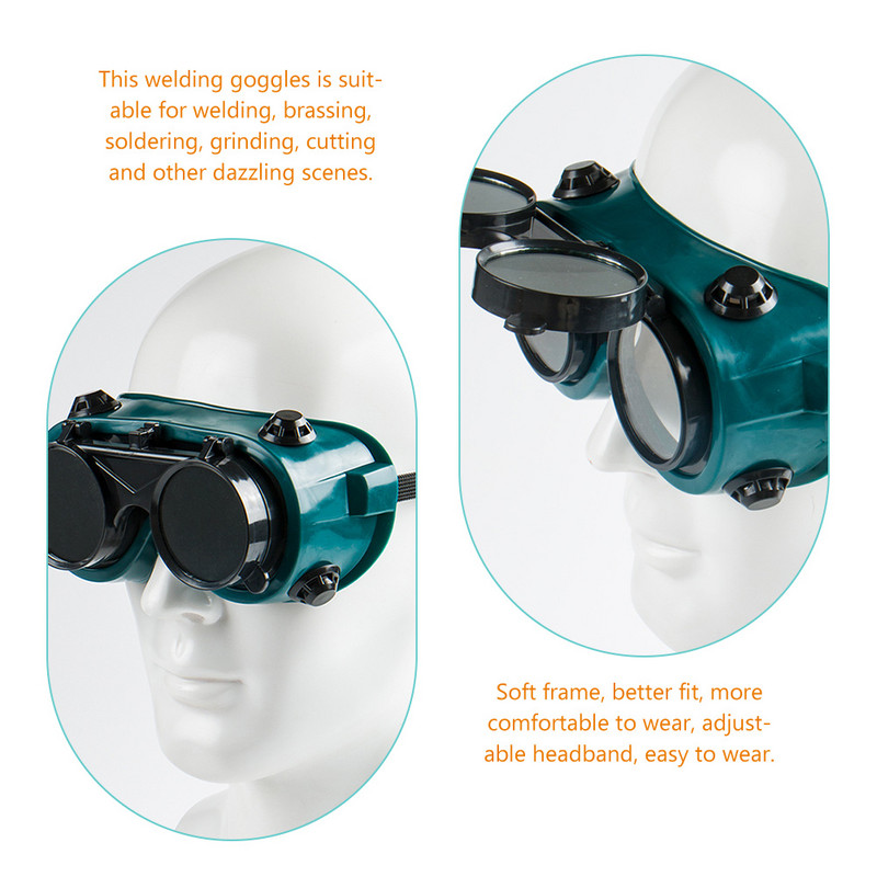 Γυαλιά συγκόλλησης Ασφαλής Προστατευτικά Ανδρικά Φιμέ Φακοί Συγκόλλησης Γυναικεία γυαλιά κατά των γρατσουνιών Major