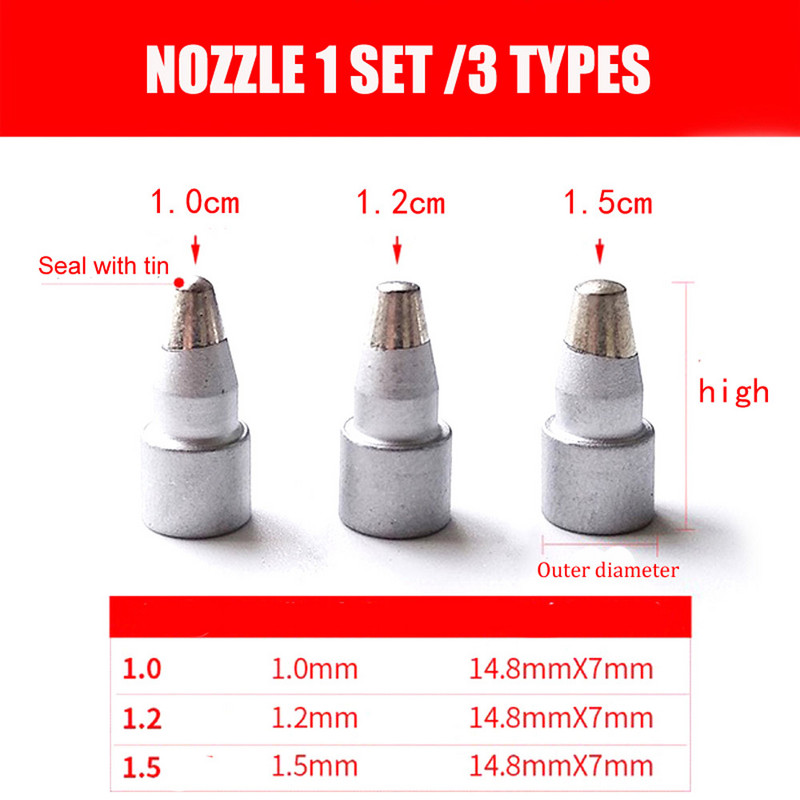 Pro`sKit SS-331H elektrinis litavimo pistoletas Vakuuminis siurbiamas litavimo siurblys Siurblio priedai, pakeisti filtro vamzdžio purkštukų šildytuvui
