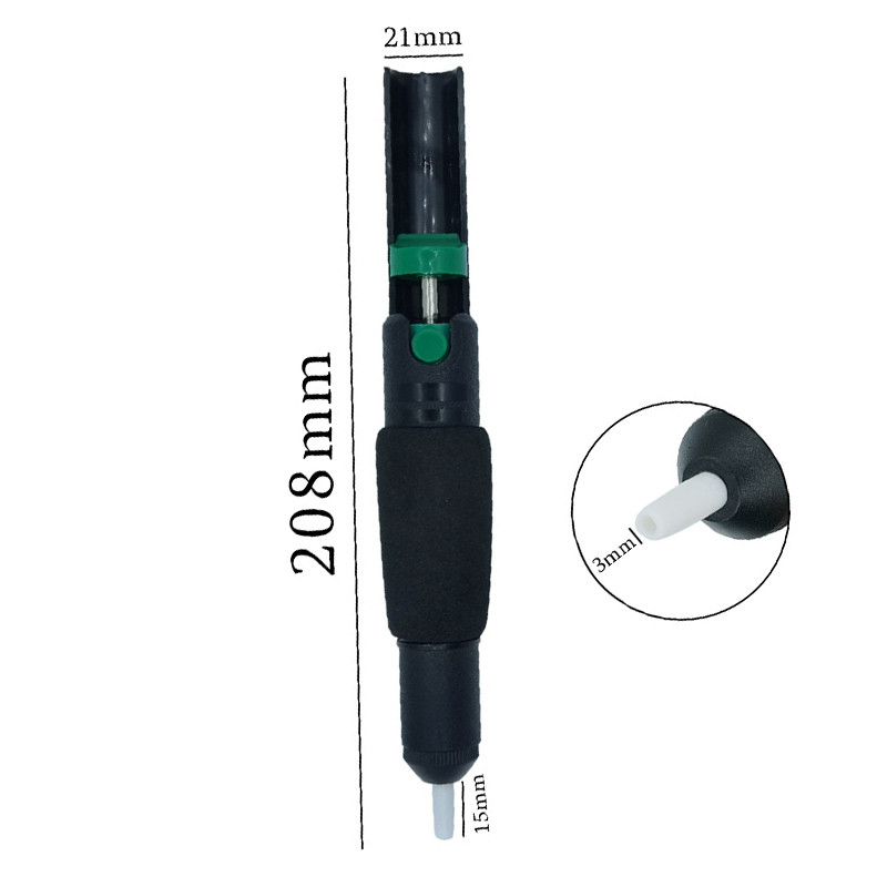 Plastikust võimas jootmispump imemisplekk vaakumjootekolb desolderpüstol jootmispliiatsi eemaldamine käsitsi keevitustööriistad